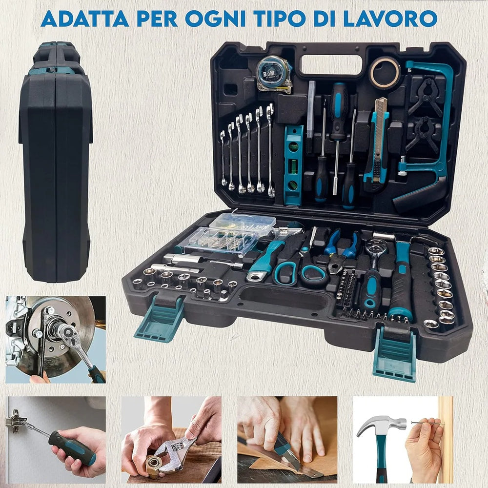 Valigetta Porta Attrezzi con Cricchetto (257pz)
