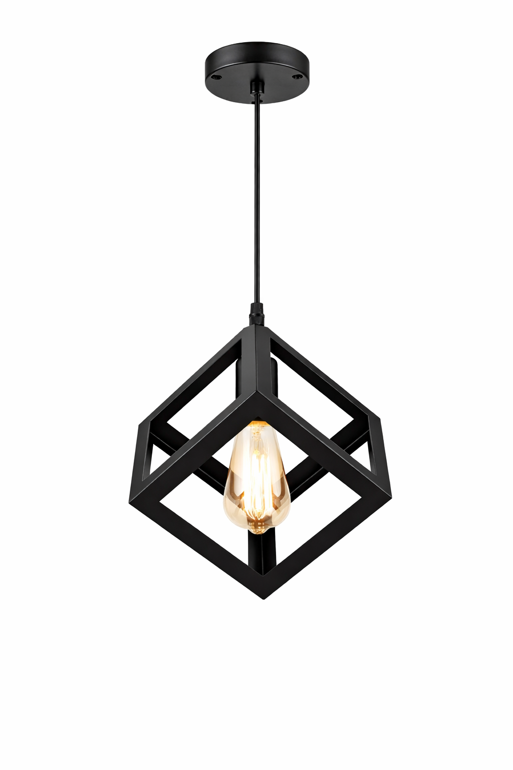 Applique da Parete Cubo E27 Moderna in Alluminio per Interni