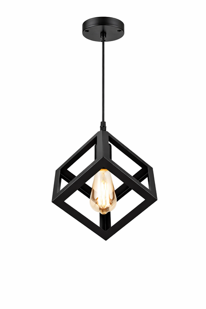 Applique da Parete Cubo E27 Moderna in Alluminio per Interni