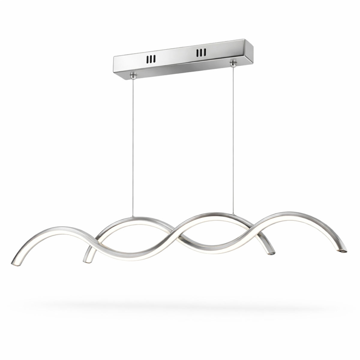 Lampadario LED sospensione 25W design moderno intrecciato dimmer