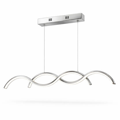 Lampadario LED sospensione 25W design moderno intrecciato dimmer
