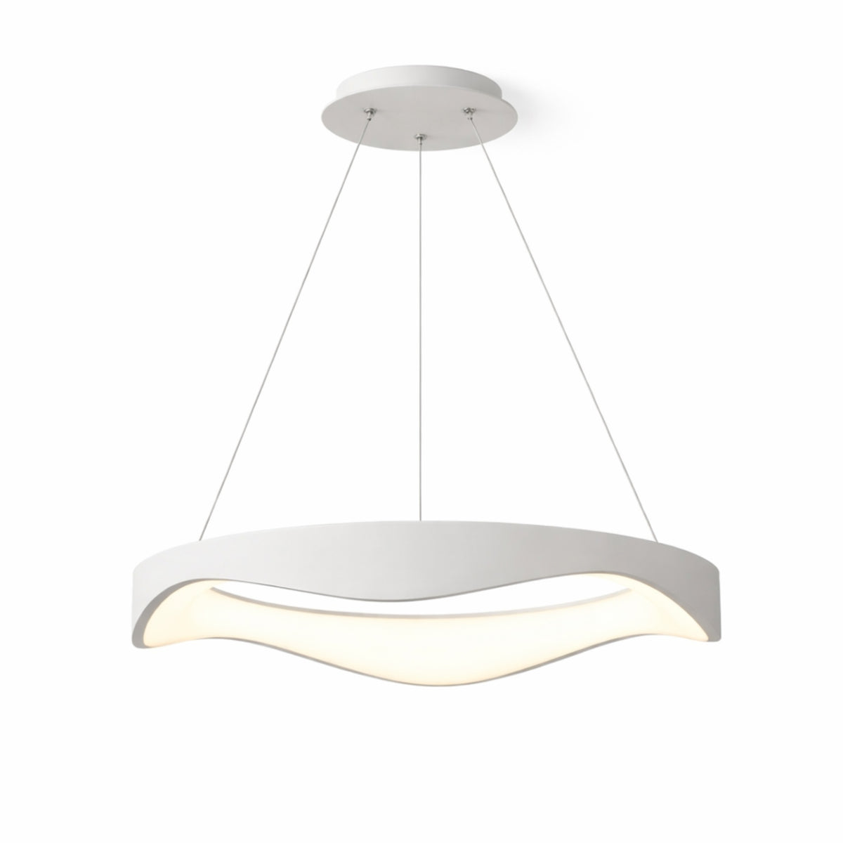 Lampadario LED a Sospensione Moderno 38W 3040 Lumen Ø50 cm con Telecomando