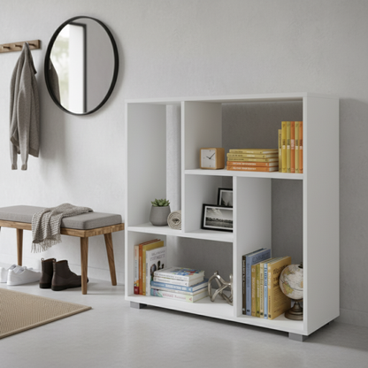 Libreria in Legno con 5 Ripiani Italo