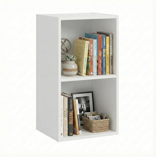 Libreria da Terra in Legno Verticale Salvaspazio con Ripiani