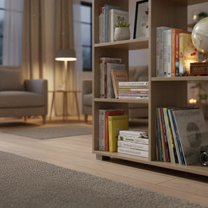 Galilei Wooden Bookcase with 7 Shelves