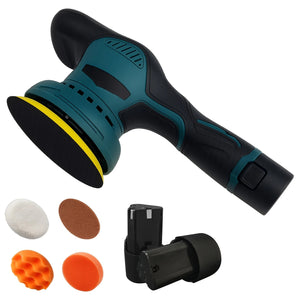 Levigatrice Lucidatrice Portatile 12V 380W con 2 Batterie e Accessori