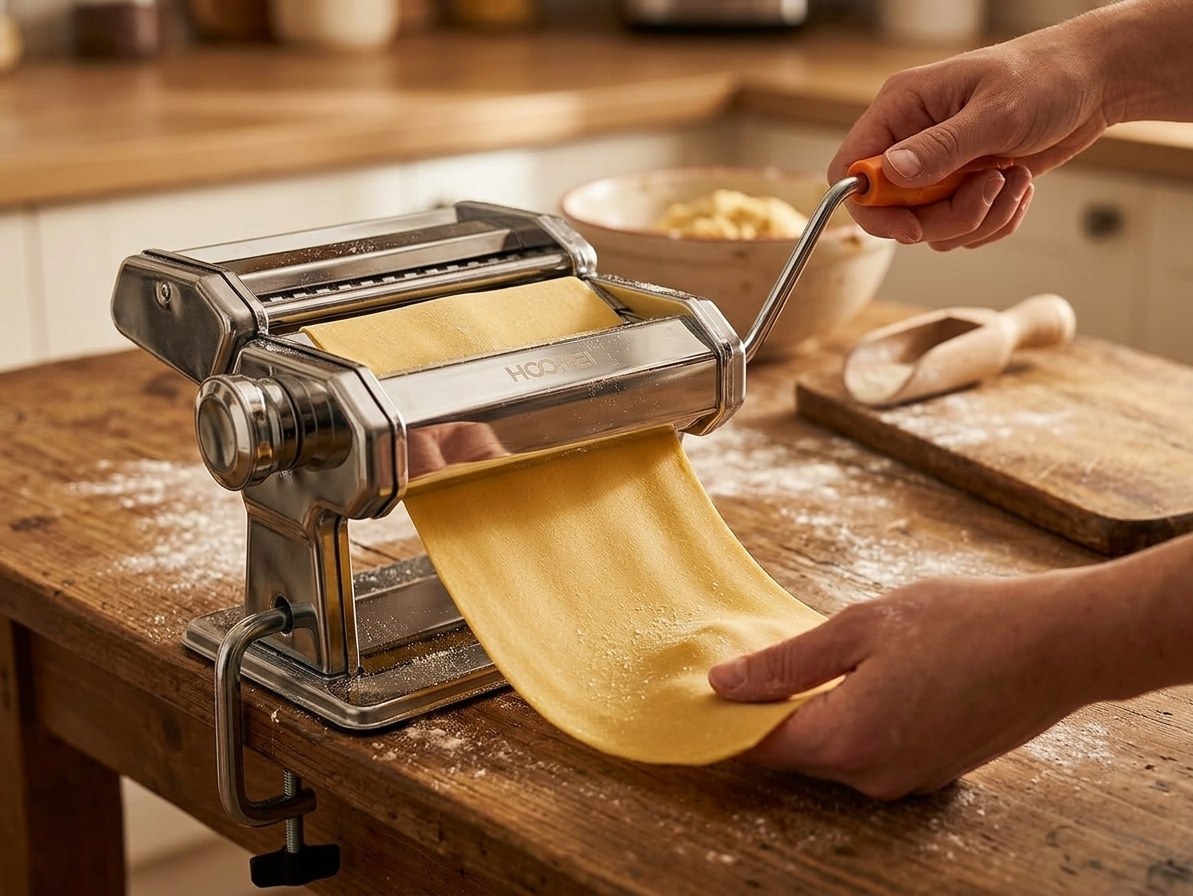 Macchina Manuale per Pasta Fresca in Acciaio Inox