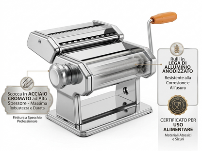 Macchina Manuale per Pasta Fresca in Acciaio Inox