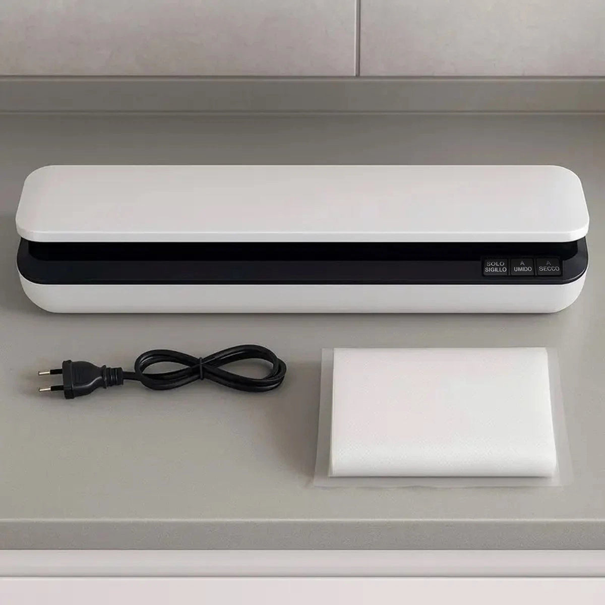 Macchina Sottovuoto Elettrica da Cucina con 10 Sacchetti Inclusi