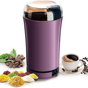 Macina Caffè Elettrico 220W per Chicchi, Spezie e Noci 75g