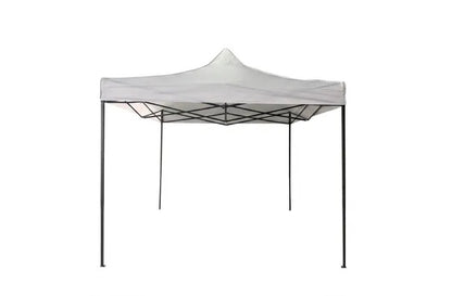Gazebo Pieghevole 3x3 Bianco in Acciaio a Fisarmonica