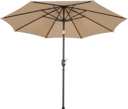 Ombrellone da Giardino 270 cm Beige Inclinabile