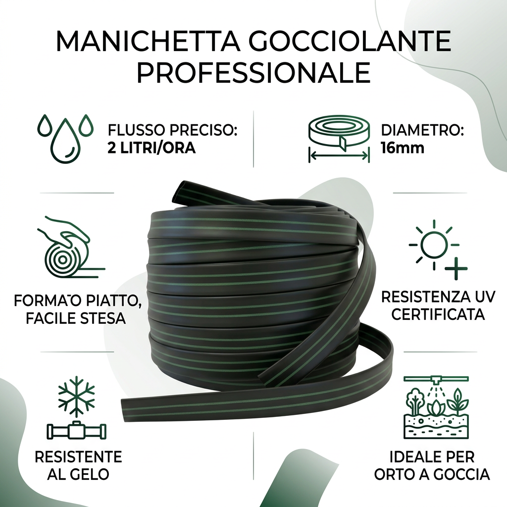 Manichetta Gocciolante per Irrigazione