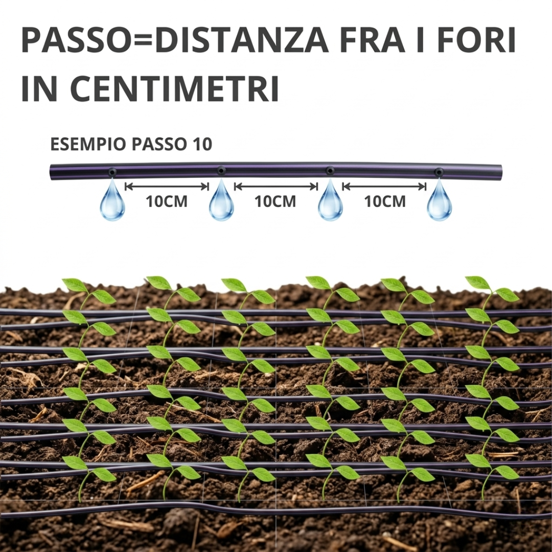 Manichetta Gocciolante per Irrigazione