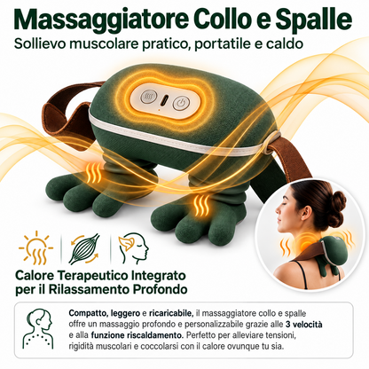 Massaggiatore collo e spalle con funzione riscaldamento