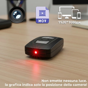 Mini Registratore Audio Video HD Portatile con Micro Telecamera