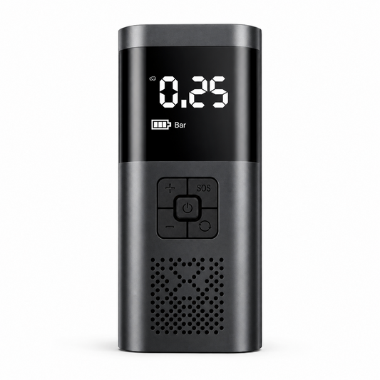 Mini compressore aria portatile wireless VC-027 frontale