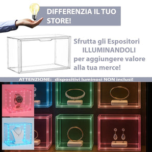 Scatole Porta Scarpe Trasparenti Impilabili con Chiusura Magnetica