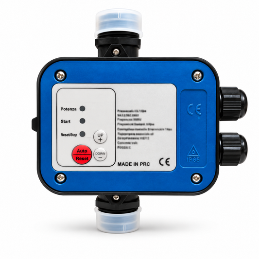 Press control regolabile 1,5–2,2 bar blu e nero