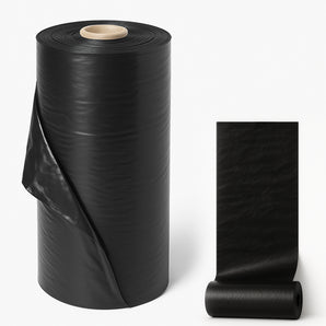 Telo nero pacciamatura orto forato 1.30x50m anti-erbacce UV