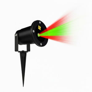 Proiettore Laser Rosso e Verde IP55 con Telecomando per Esterni