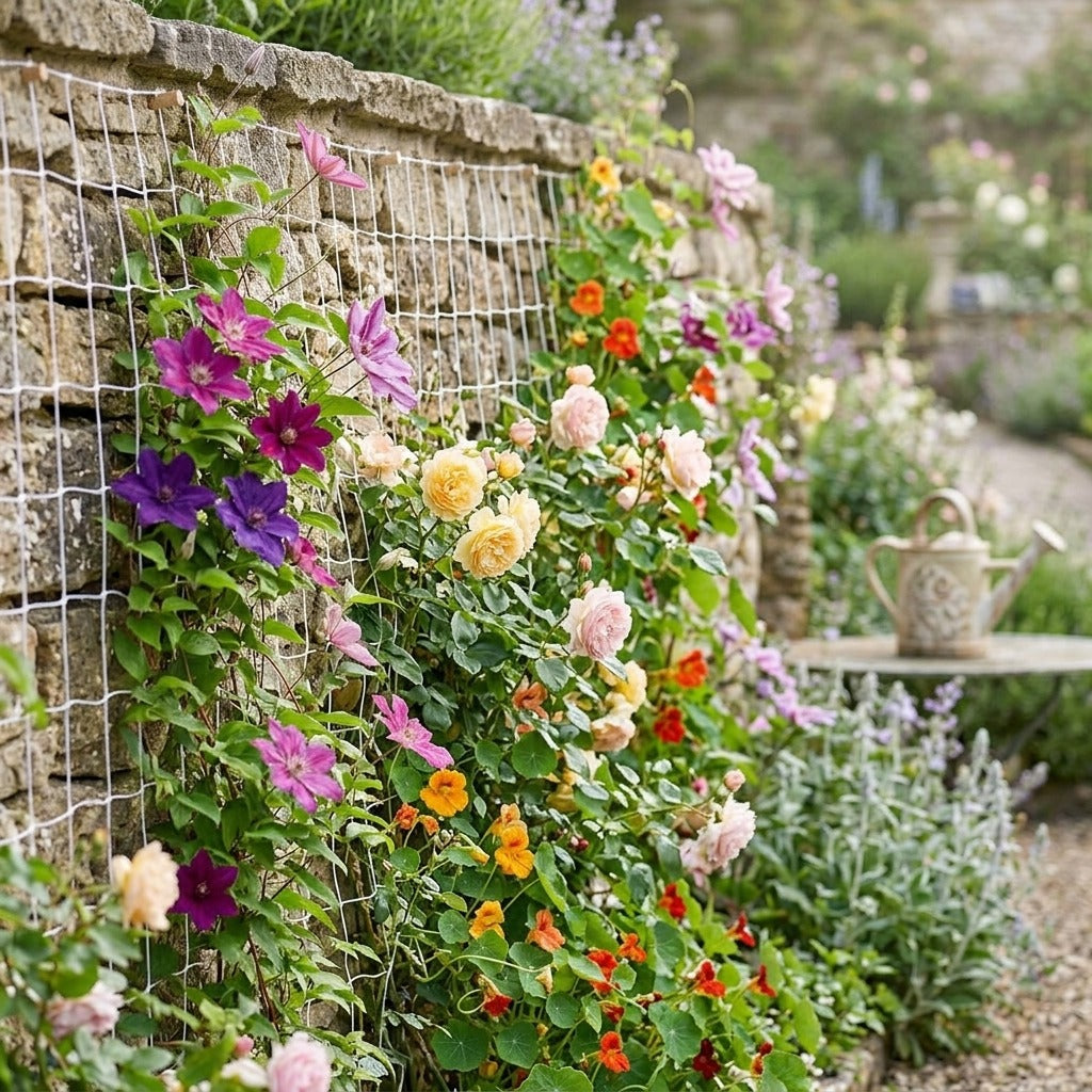 Climbing Net for Vegetable Gardens
