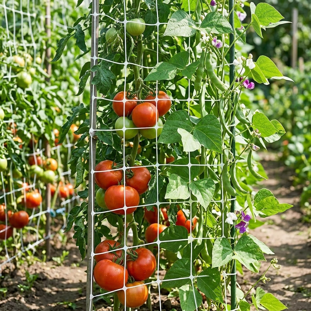 Climbing Net for Vegetable Gardens