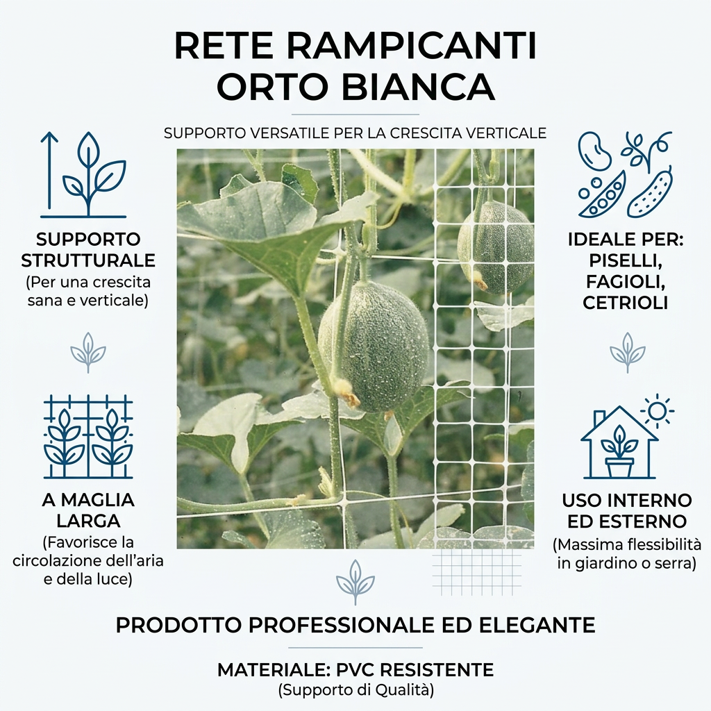 Climbing Net for Vegetable Gardens