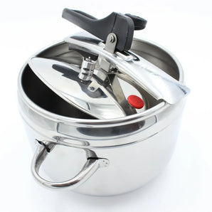 Pentola a pressione Inox 5/7 litri in acciaio, induzione 6mm