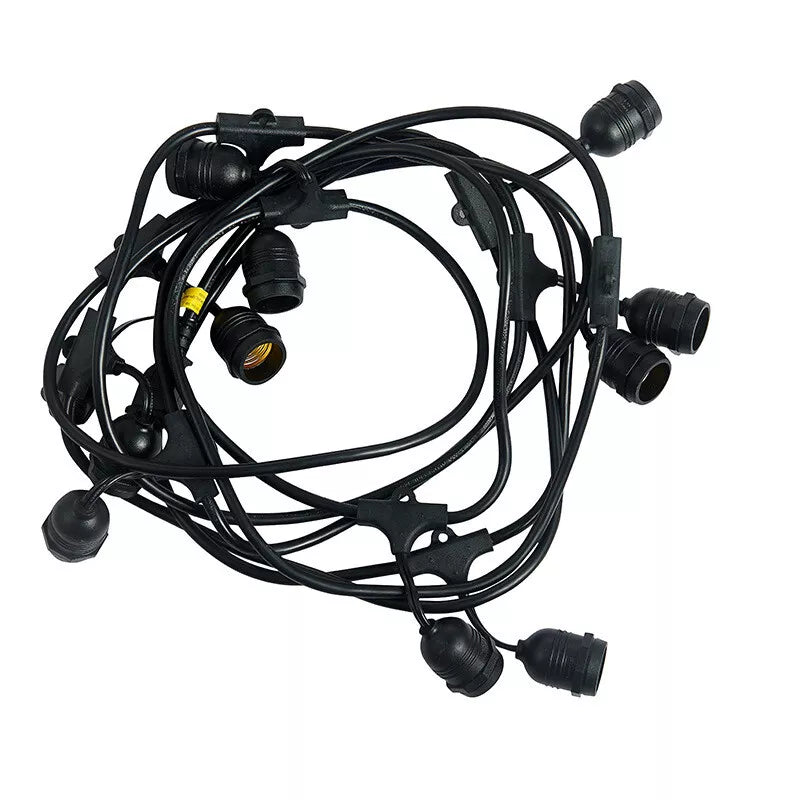Catena Luminosa da Esterno con Lampadine, Lunghezza da 10 a 20 Metri