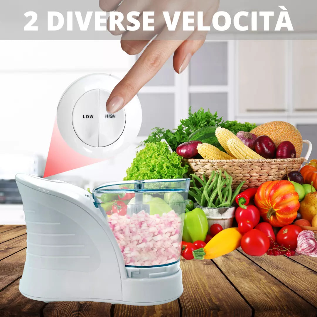 Frullatore tritatutto elettrico 200W per verdure, lavabile