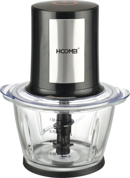 Mixer Tritatutto Elettrico 1,5L in Vetro con Lame in Acciaio Inox, 400W