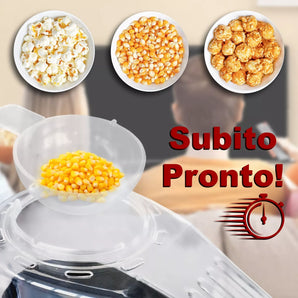 Macchina Popcorn 1200W Elettrica ad Aria Calda per Snack Sani e Veloci