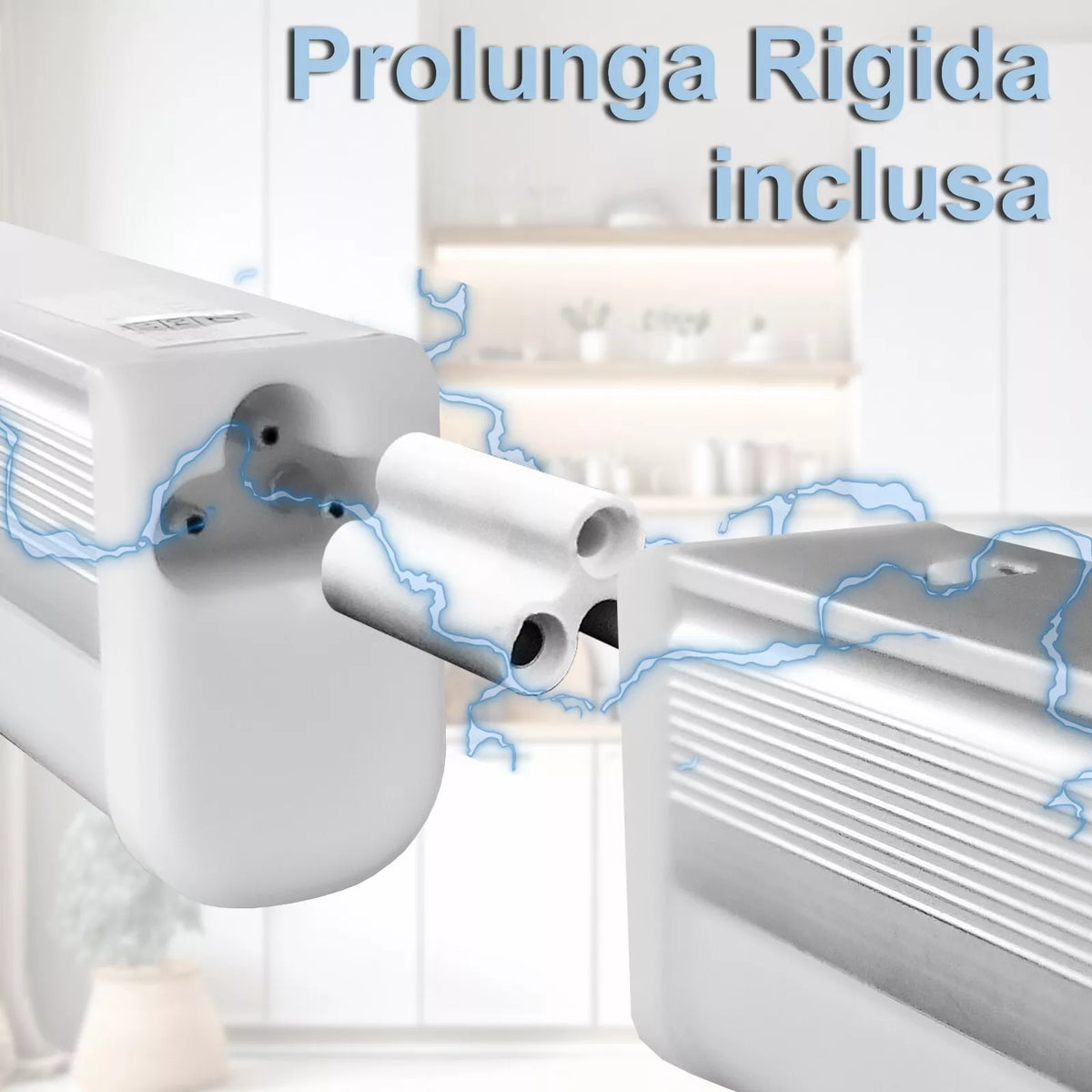 Barra LED Sottopensile Basso Consumo per Cucina con Cambio Luce e Kit Fissaggio