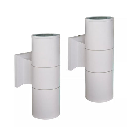 Coppia Lampade per Parete IP54 Up & Down 60W vari modelli esterno minimal