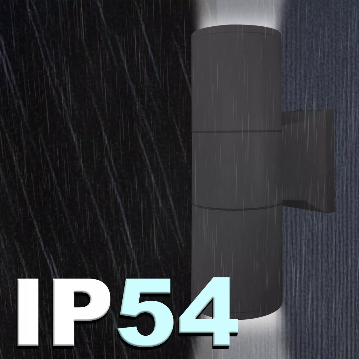 Coppia Lampade per Parete IP54 Up & Down 60W vari modelli esterno minimal