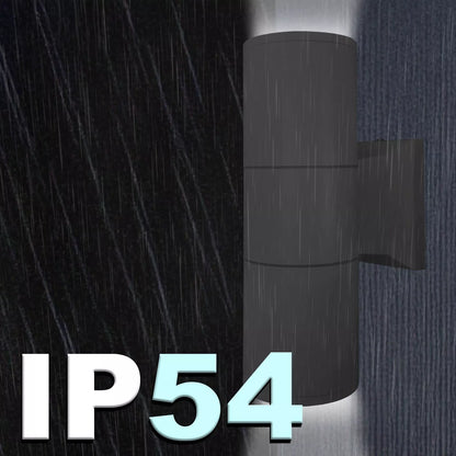 Coppia Lampade per Parete IP54 Up & Down 60W vari modelli esterno minimal