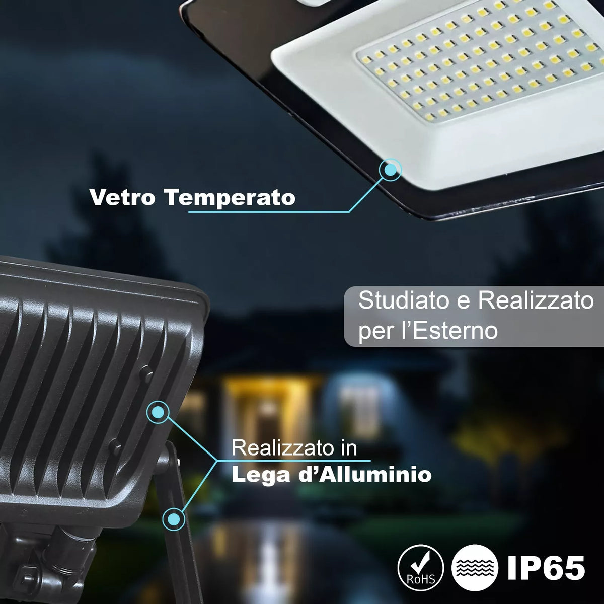 faro LED con sensore

faro LED 6000K

faro LED IP65

faro LED per esterno

faro LED 30W

faro LED 50W

faretto LED regolabile

faro LED con sensore di movimento

