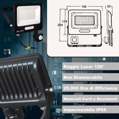 faro LED con sensore

faro LED 6000K

faro LED IP65

faro LED per esterno

faro LED 30W

faro LED 50W

faretto LED regolabile

faro LED con sensore di movimento

