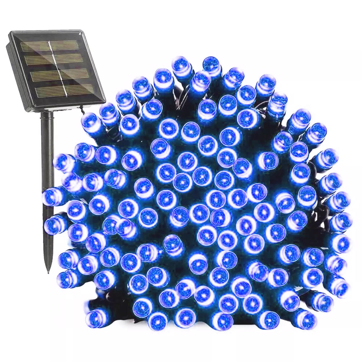 Catena Luminosa Solare 7M 100 LED Colorate per Esterno, 8 Modalità vari colori disponibili