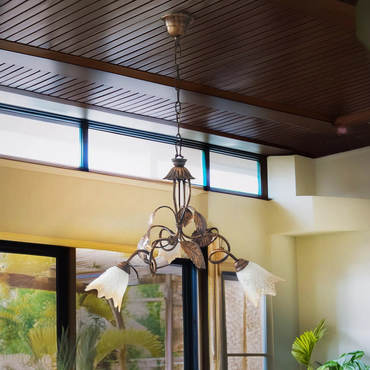 Lampadari Vintage in Ferro Elegante per interni vari modelli