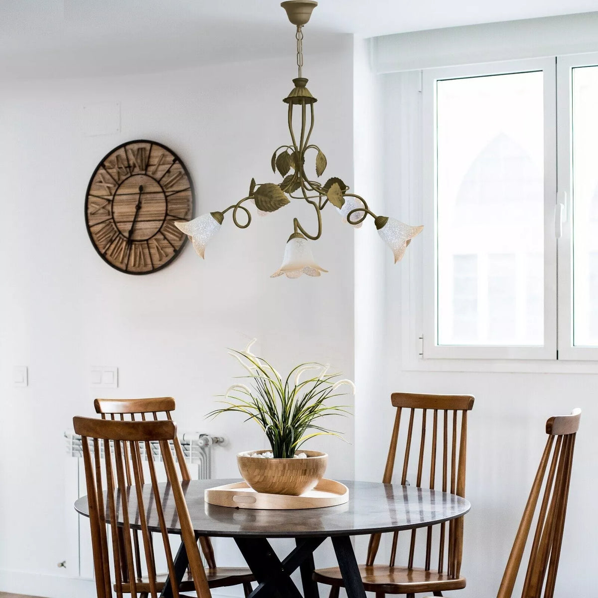 Lampadari Vintage in Ferro Elegante per interni vari modelli