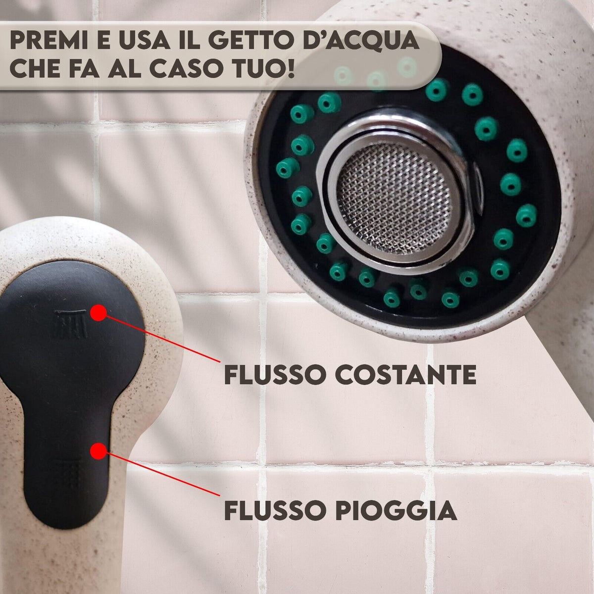 Miscelatore Cucina con Doccetta Estraibile in Acciaio Avena