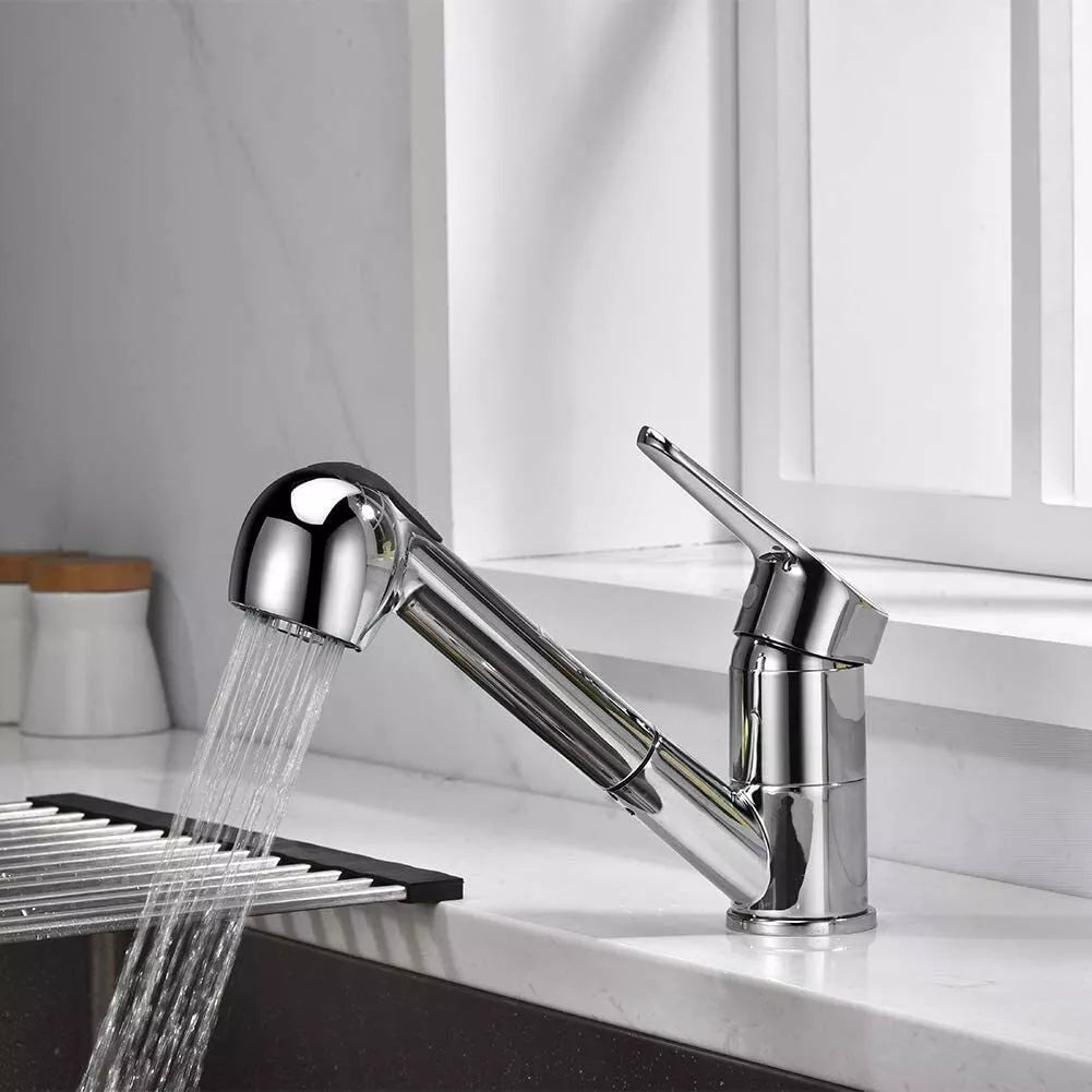 Rubinetto Miscelatore Cucina con Doccetta Estraibile