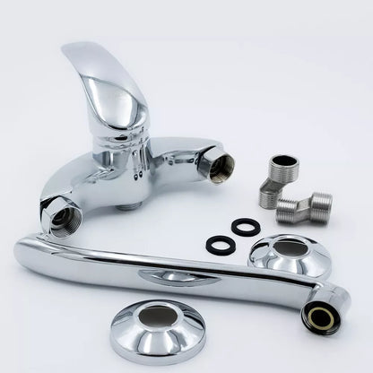 Rubinetto a Parete Miscelatore Monocomando per Lavello Cucina, Cromato