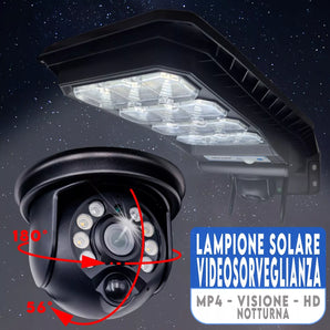 Lampione Solare 400W con Telecamera IP e Wifi