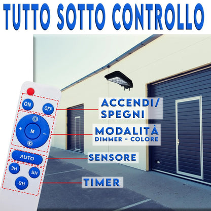 Lampione Solare 400W con Telecamera IP e Wifi