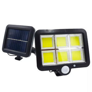 Faro Solare da Esterno 72 LED con Sensore di Movimento