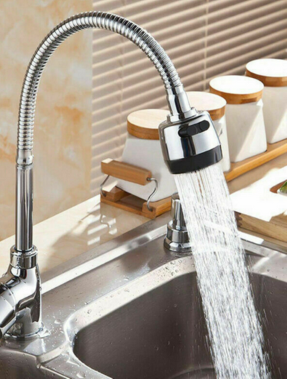 Rubinetto Miscelatore Cucina Flessibile con Attacco Doccia, Design Moderno