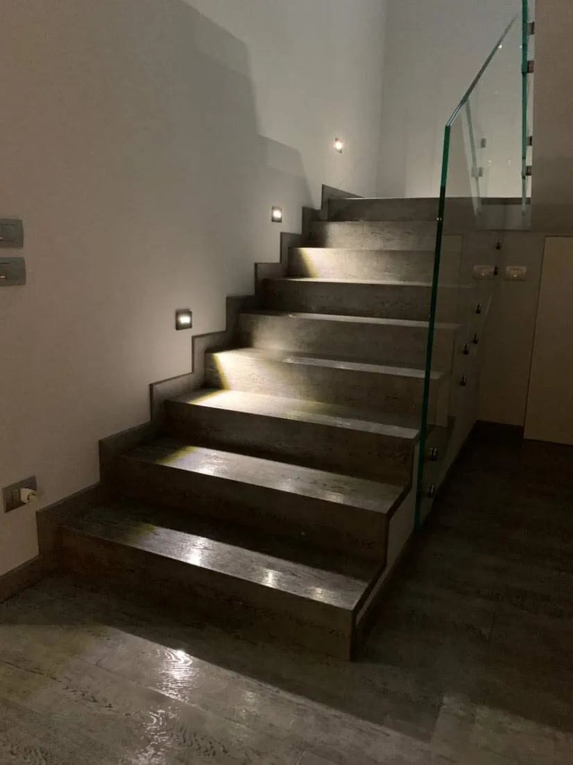 Faretto LED Segnapasso IP65 Impermeabile 3W incasso scatola 503